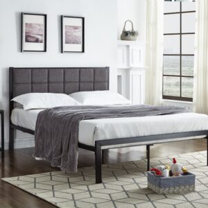 metal bed grey