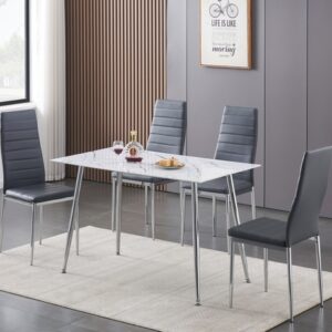 4 chairs and table dinning set